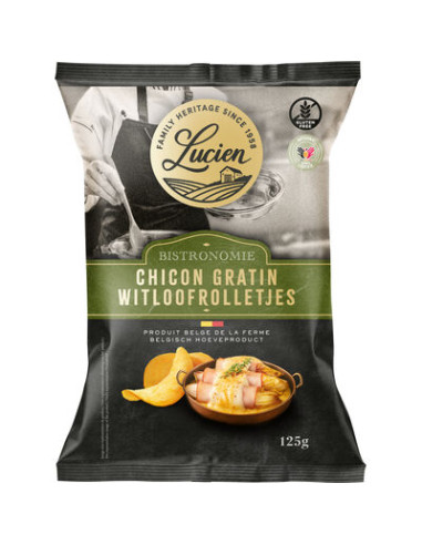 LUCIEN CHIPS CHICON GRATIN -1X