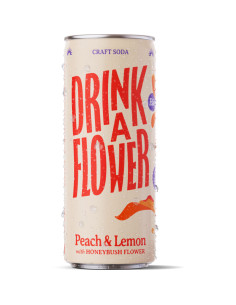 Drink a Flower Pêche, citron et fleur de Honeybush 12x25CL