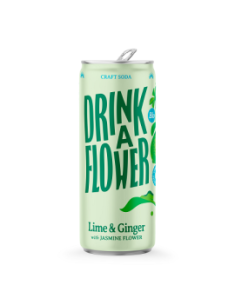 Drink a Flower Citron vert, gingembre, jasmin 12X25CL