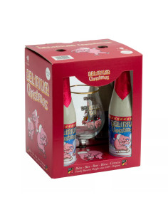 Coffret Delirium Noel 4x33Cl + 1 Verre (1X)