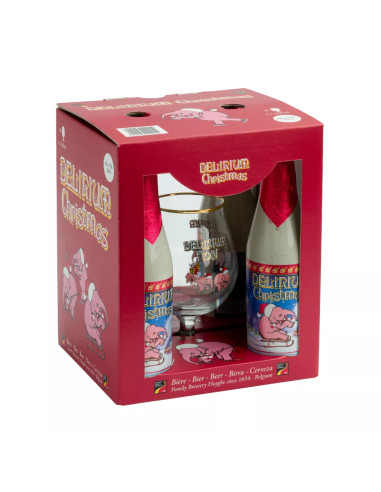 Coffret Delirium Noel 4x33Cl + 1 Verre (1X)