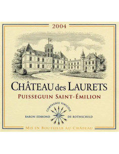 COFFRET CHATEAU DES LAURETS  2 BOUTEILLES COFFRET BOIS