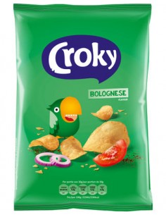 CROKY CHIPS BOLOGNESE VEGAN S/G 100GR-1x