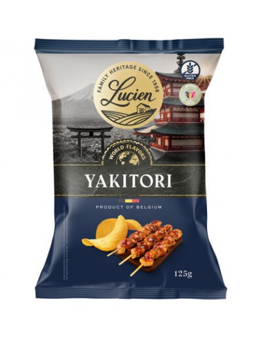 LES CHIPS DE LUCIEN YAKITORI 125GR-1X