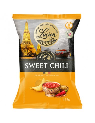 LES CHIPS DE LUCIEN SWEET CHILI 125GR-1x