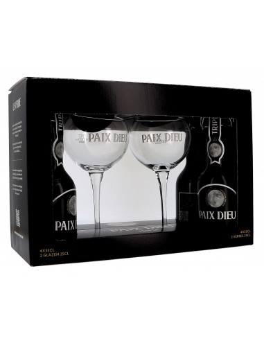 Coffret Paix Dieu 75 cl +1 verre -1x