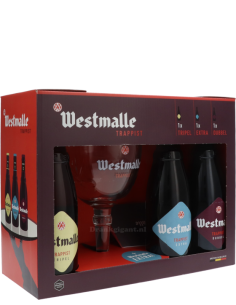 Coffret Westmalle 6x33cl +1 verre-1x