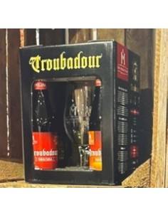 COFFRET TROUBADOUR 4X33CL +1 VERRE