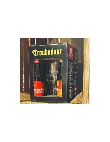COFFRET TROUBADOUR 4X33CL +1 VERRE