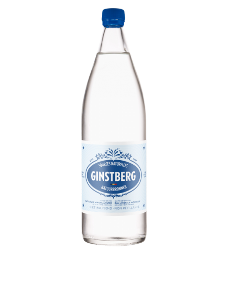 GINSTBERG EAU PLATE BIO -1 LITRE VERRE -1X6PCS
