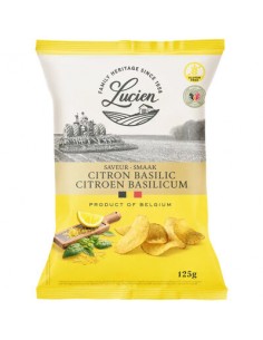 LES CHIPS DE LUCIEN CITRON BASILIC 125GR-1X
