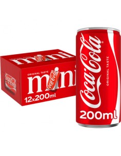 COCA COLA MINI CANS 200ML - 2X12
