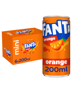 FANTA ORANGE MINI CANS 150ML - 2X12