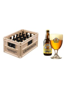 Grimbergen Blonde 33CL VERRE 24x33cl