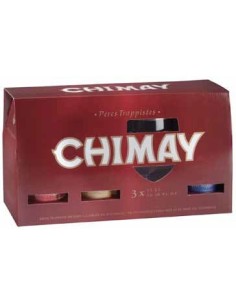 Coffret Trilogie Chimay 3 x 33CL + verre