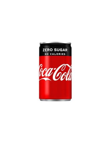 COCA COLA ZERO MINI CANS 150ML - 2X12