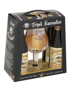 Coffret Karmeliet 4x33CL + Verre