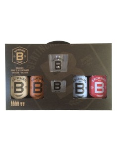 Coffret Bertinchamps 4 x 33CL + 2 verres