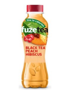 Fuze Tea Black Tea Peach Hibiscus 40CL PET 2x12