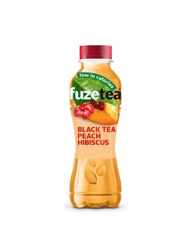 Fuze Tea Black Tea Peach Hibiscus 40CL PET 2x12