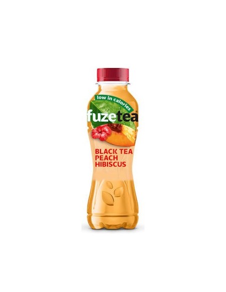 Fuze Tea Black Tea Peach Hibiscus 40CL PET 2x12