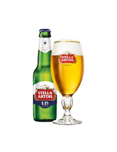 Stella Artois 0,0% 25CL VERRE 24x25cl