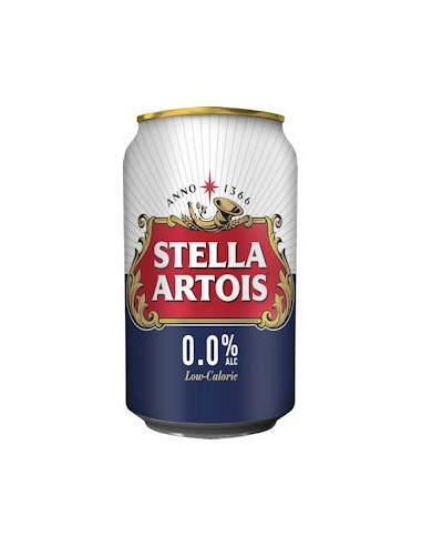 Stella Artois 0,0%  33CL CANS 24x33cl